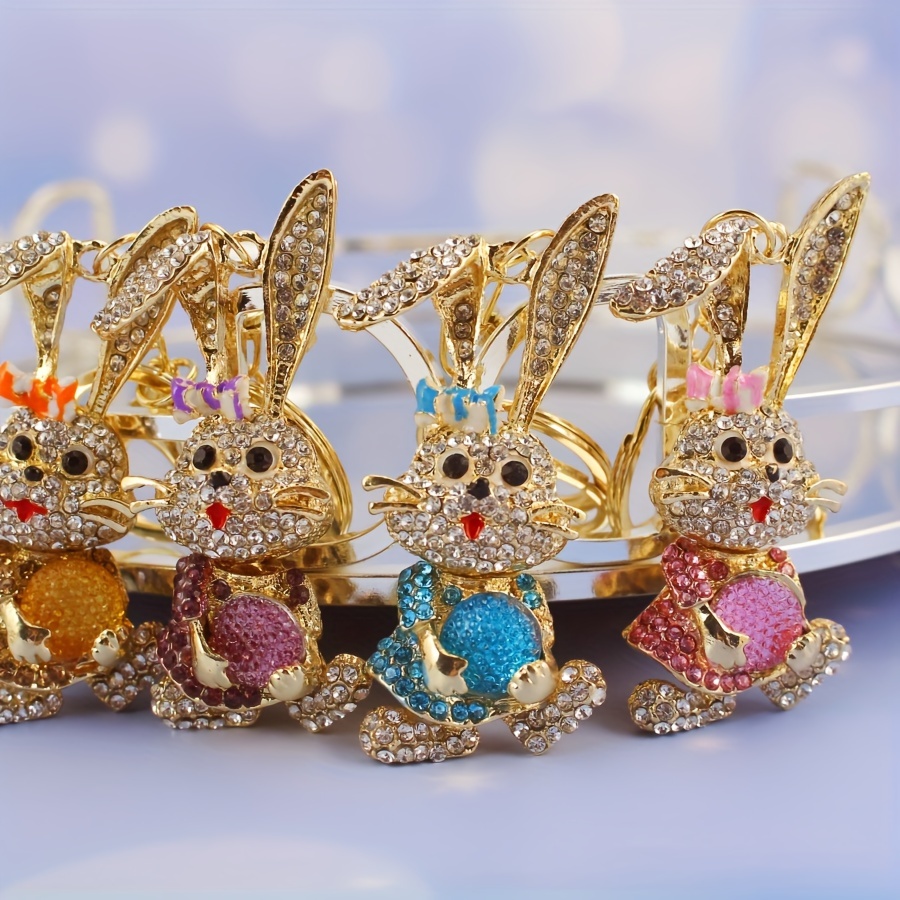 Pendentif lapin en peluche 14cm, yeux 3D, jolie poupée animale, ornement  suspendu, poupée lapin doux, jouet sac à dos, porte-clés, accessoires,  cadeau pour filles – les meilleurs produits dans la boutique en