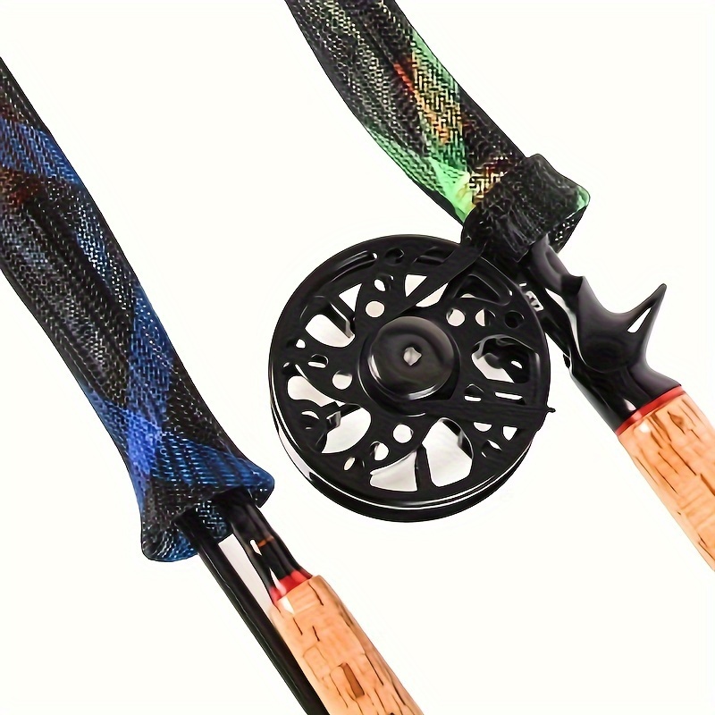Fishing Rod Socks Sleeve Cover Braided Mesh Reusable Rods - Temu Canada
