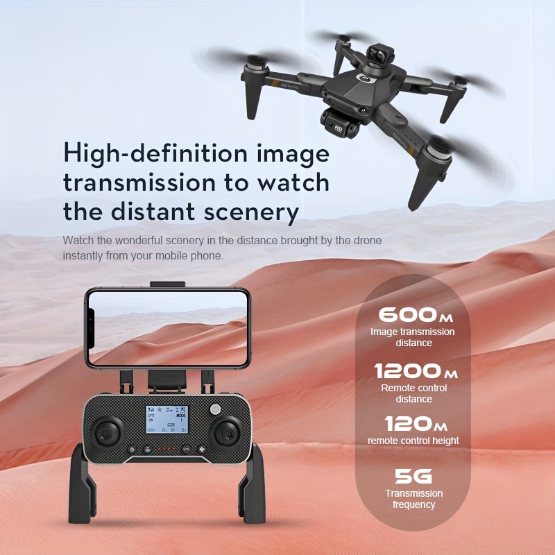  Drone Pro Dron GPS para evitar obstáculos con cámara