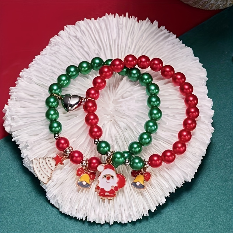 Christmas hot sale bead bracelets