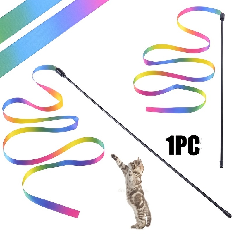 Interactive Cat Toys Telescopic Cat Teaser Stick Toys - Temu