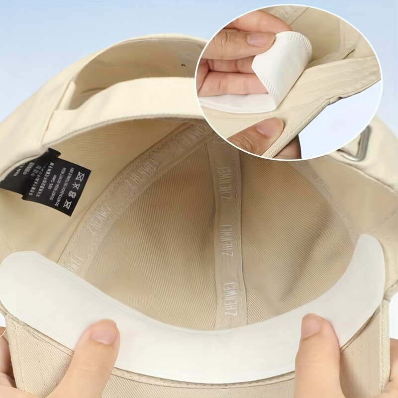 10/ Hat Sweat Sticker, Hat Cap Absorbent Sweat Pad, Sweat Liner Shirt  Collar Pads, Hat Reducing Sweat Tape, Hat Liner Cap Protection, Collar  Protector