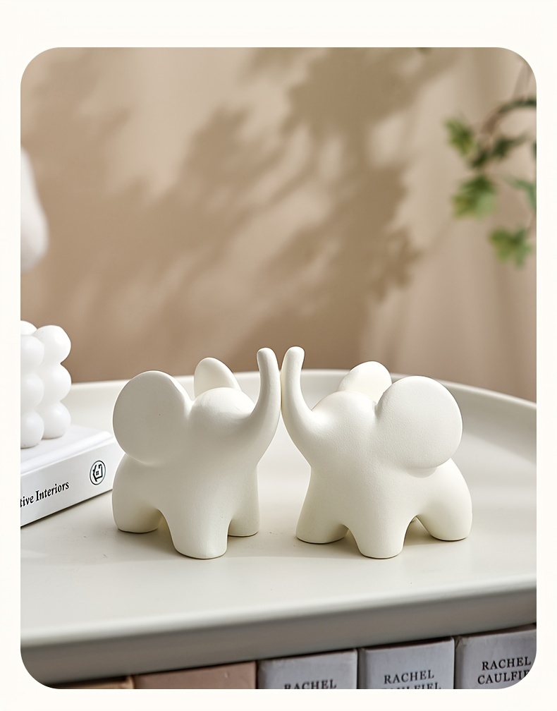 1 Estatua Elefante Minimalista Decoración Moderna Elefante - Temu