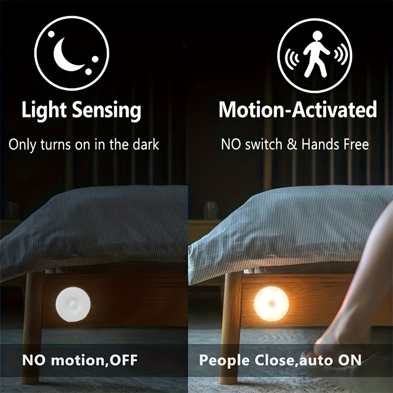 Motion sensor light on sale switch for bedroom