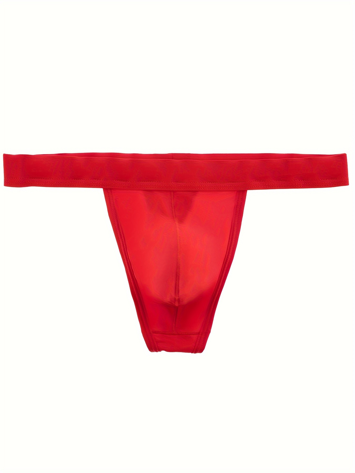 Men's Erotic Sexy Low Rise Thongs Pouch Enhancing G-string T-back Sporty  Jockstrap Micro Bikini Brief Underwear 