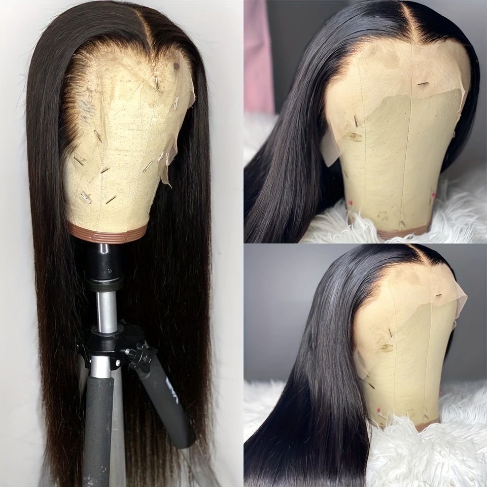 Bone Straight Human Hair Wigs Hd Transparent Human Hair Wigs