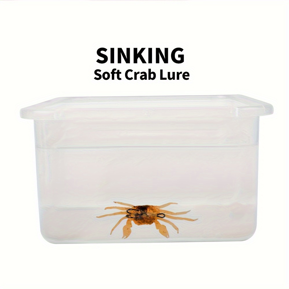 Sinking Soft Bait Long Casting Bionic Crab Hook Anti hanging - Temu