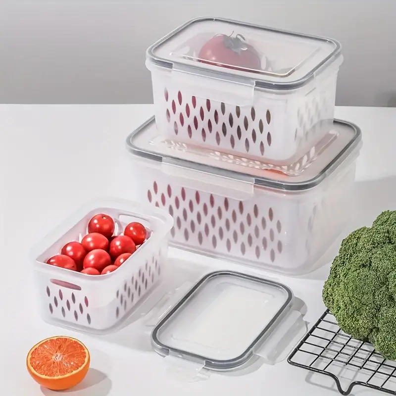 Stainless Steel Food Containers For Fridge & Freezer