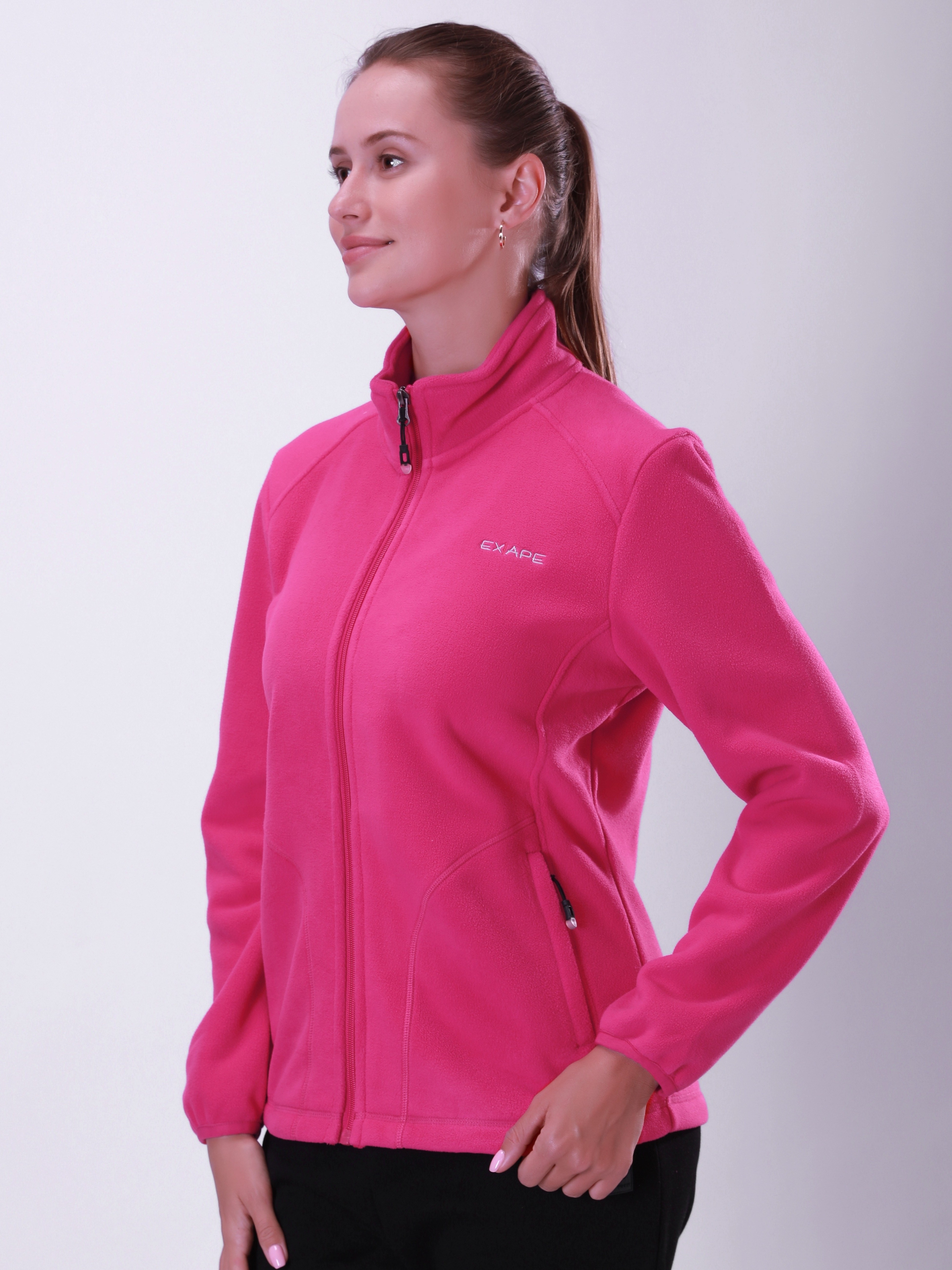 Rose sales fleece jacket