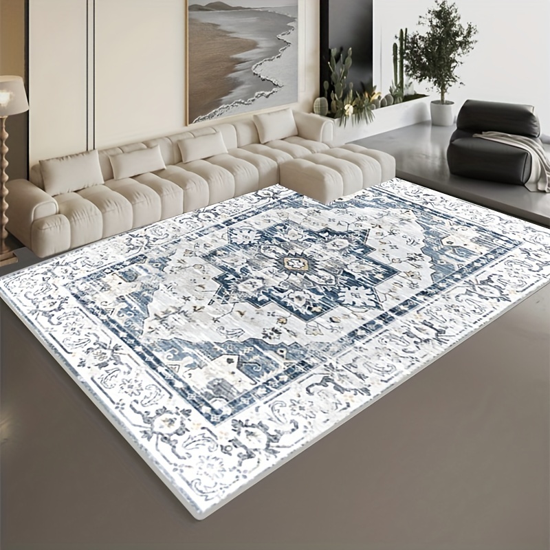 Persian Carpet Vintage Thin Carpet Soft Bedside Carpet - Temu
