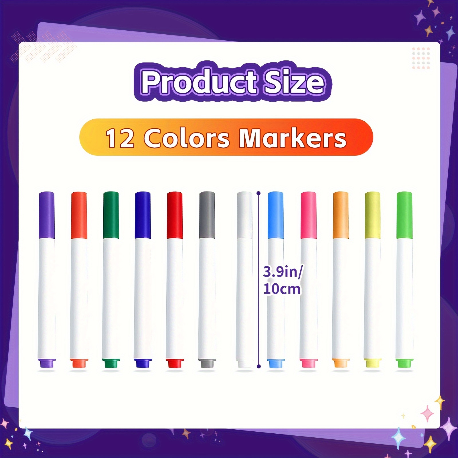 New 2023 9-color Led Light Board Pen For Liquid Chalkboard Markers, Erasable  Electronic Advertising Fluorescent Pen, Water-soluble Crayon For Blackboard  Doodles