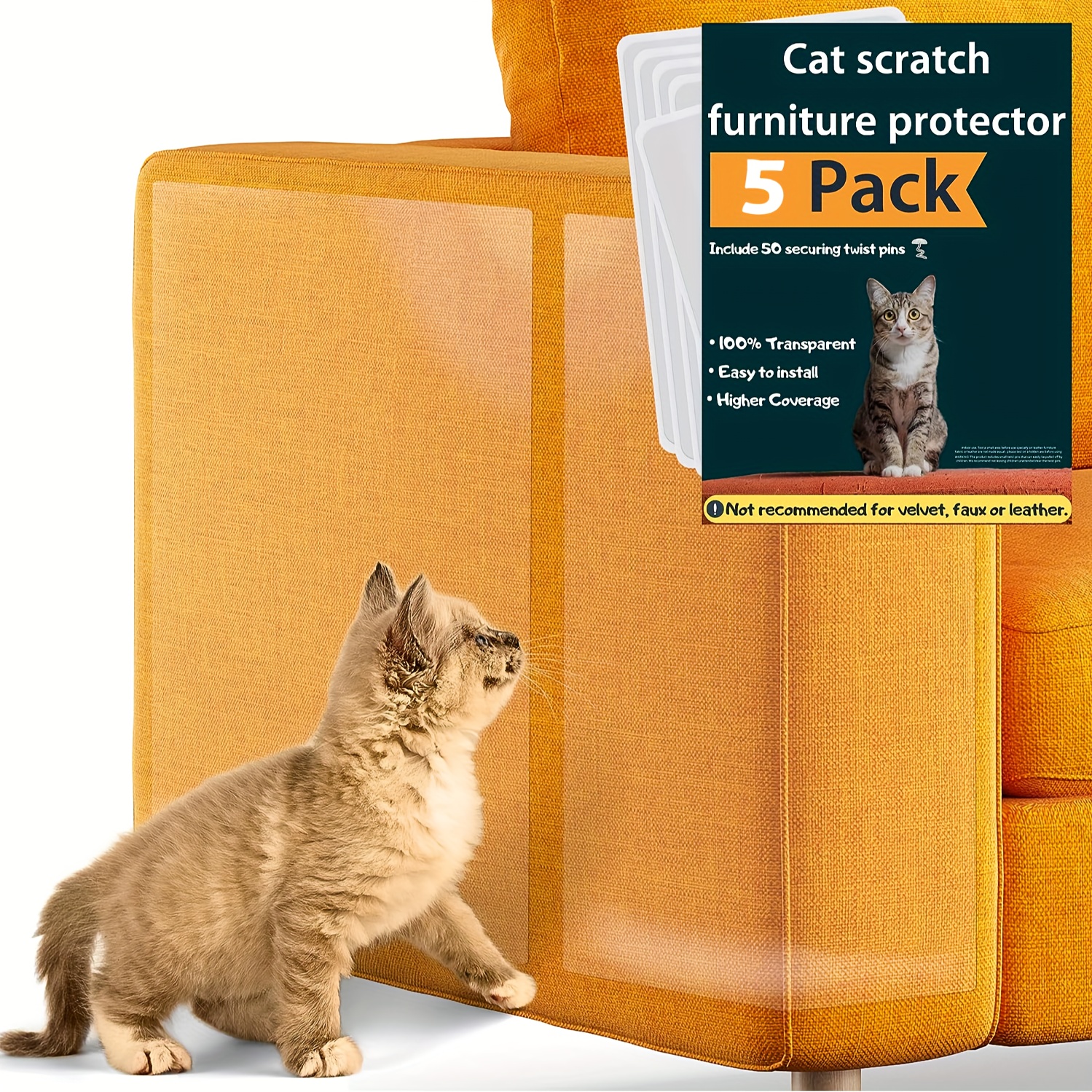 Clear Pet Furniture Protector Sticker Cat Furniture - Temu