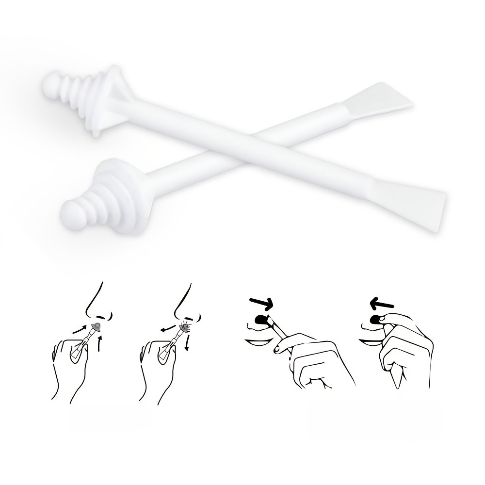 Nose Wax Sticks, Plastic Nose Waxing Applicator, Disposable