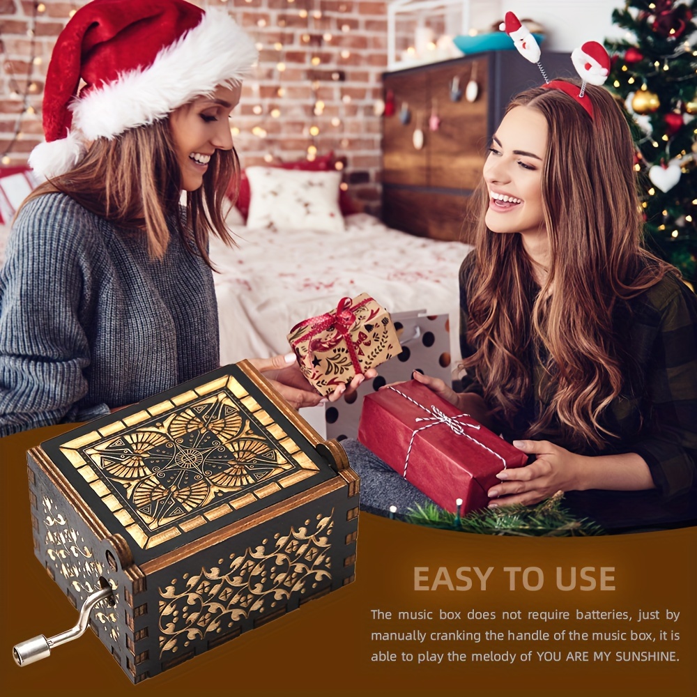Christmas Ornament Box - Etched On Wood