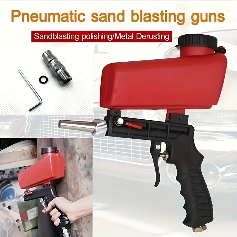 Pistolet de sablage à air comprimé sableuse pneumatique parkside sable