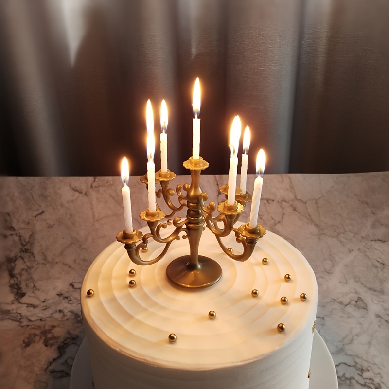 1pc Glitter Digital Cake Topper, 0-9 Décoration De Gâteau En