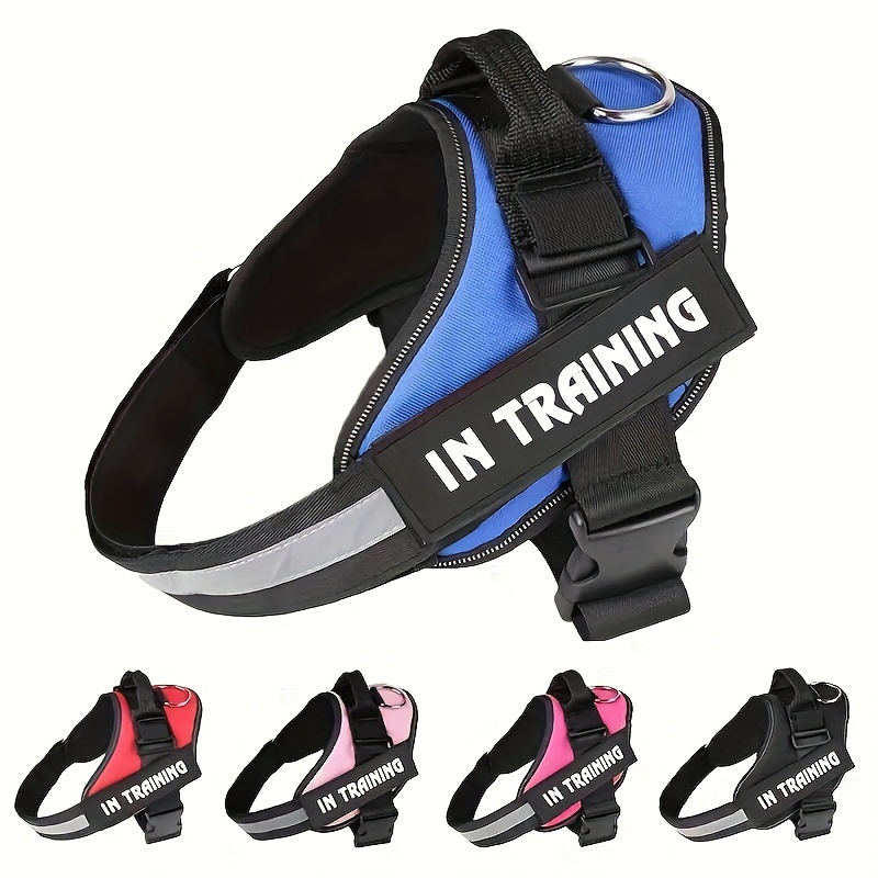 Adjustable Dog Training Vest Handle Chest/back Straps - Temu Canada