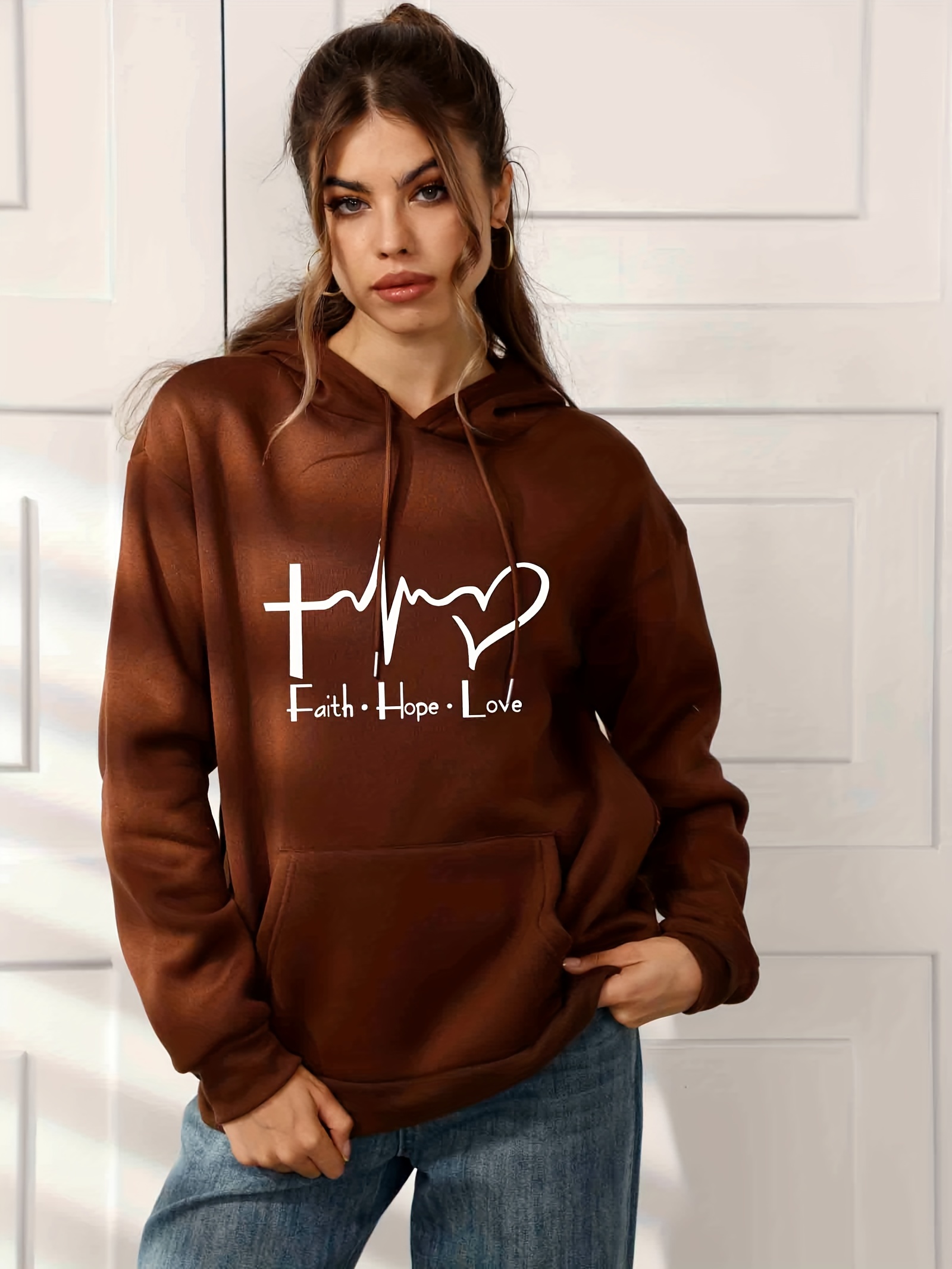 Faith hope shop love sweatshirt