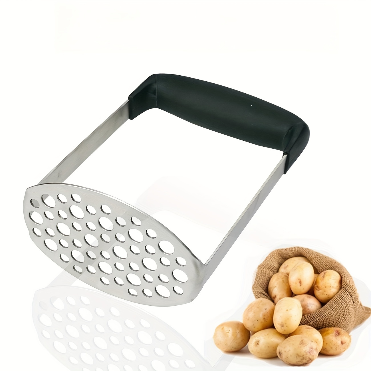 Stainless Steel Thick Potato Masher Fruits Masher Kitchen - Temu