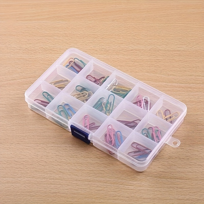 1pc 15 Grids Transparent Plastic Storage Box Handmade Jewelry Organizer  Fishing Tackle Storage Container Clear Small Beads Storage Case Rectangular  Tool Box, Check Out Today's Deals Now