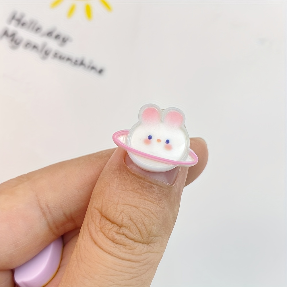 Cute Resin Nail Cartoon Jewelry Design 3d Flat Back Lollipop - Temu