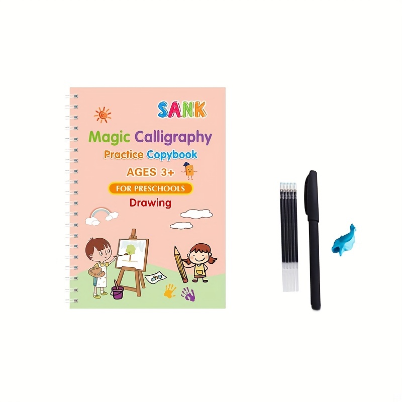 Magic Book for Kids Books for Kids, Sank Magic Practice Copy Book for Kids, Magical  Book