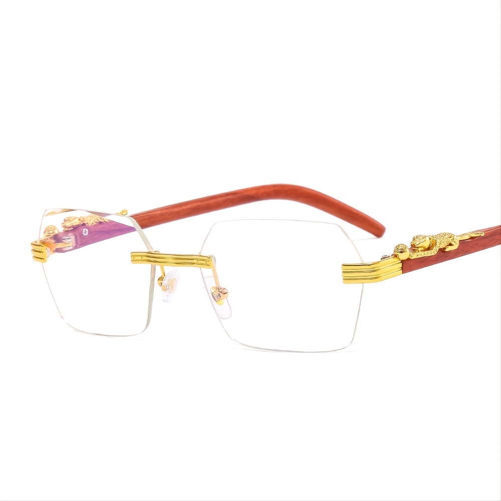 Casual Rimless Small Square Sunglasses