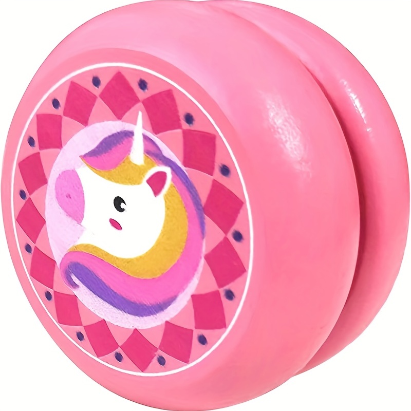 Mignon Animal Imprimer En Bois Yoyo Jouets Jouet Enfants Yo-yo Creative  Bande Dessinée Licorne Yo Yo Jouets Pour Enfants 6 Cm En Bois Yo Yo Ball -  Jouets Et Jeux - Temu