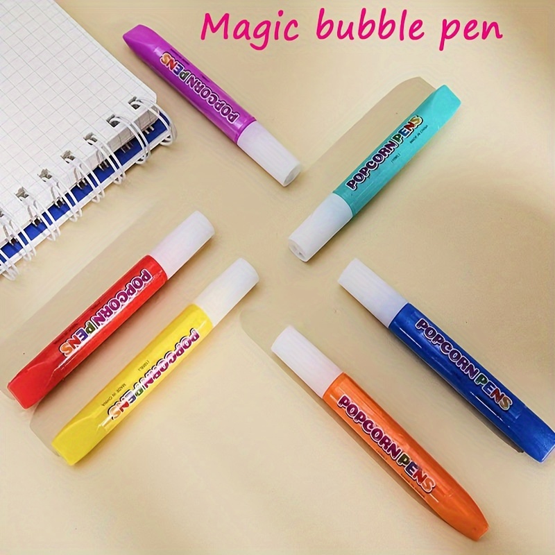 Print Bubble Pens Popcorn Pens Cotton Pens Bubble Pens - Temu