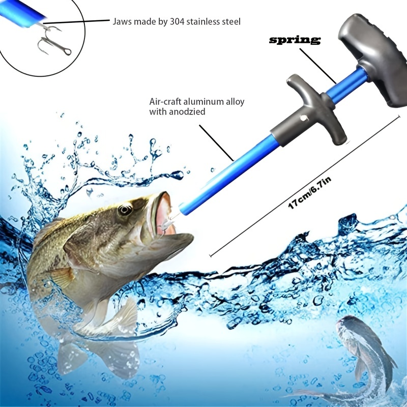 Fish Hook Remover, New Squeeze-Out Fish Hook Separator Tools, Portable Easy  Reach Stainless Steel Fishing Hooks Extractor, Fast Decoupling - Keep your  Hands Safety 