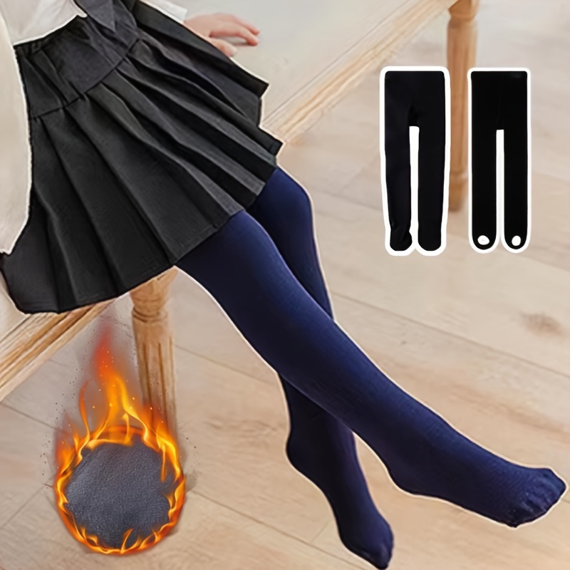 1pc Women's Thickened Thermal Pantyhose With Velvet, Anti-slip Footed  Tights For Fall And Winter