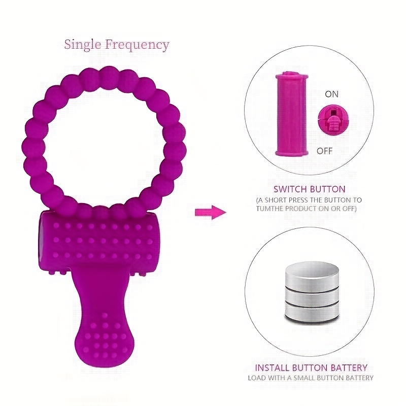 Penis Ring Adjustable Frequency Vibrator – Kinky Cloth