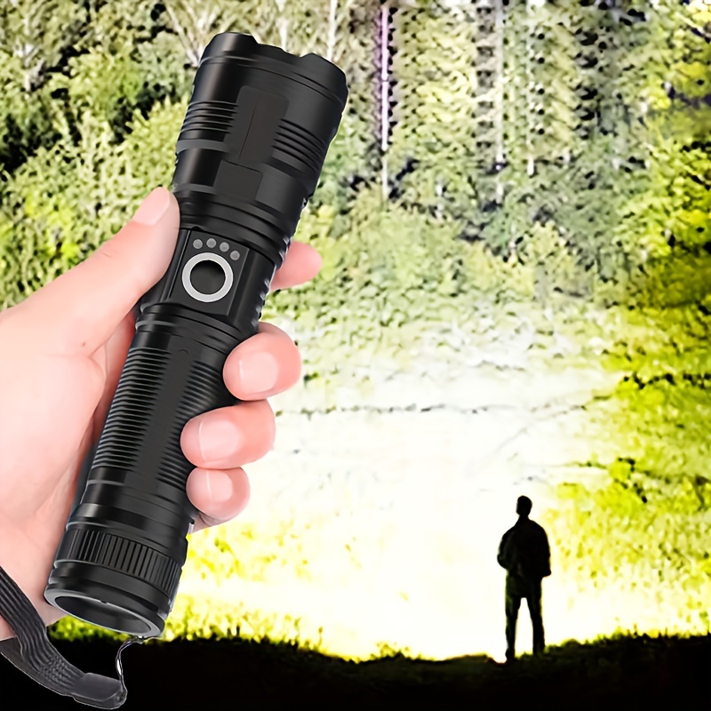 Tactical LED Flashlight & Work Light - 800 Lumens Battery Operated DK-20