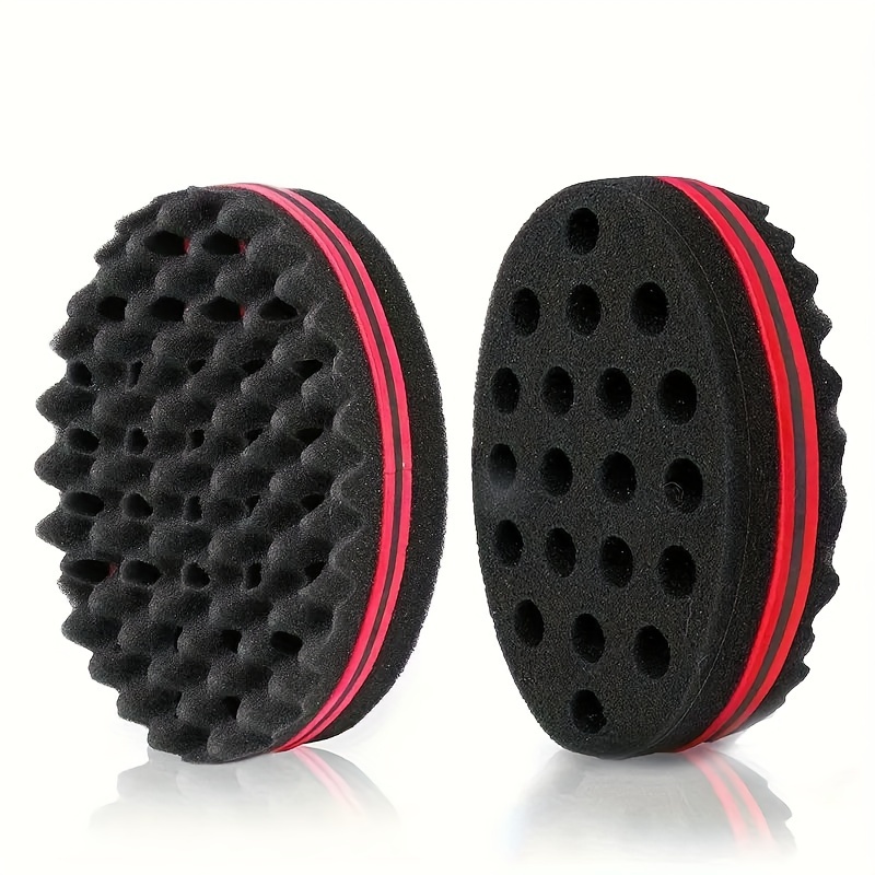 RioRand Hair Sponge Magic Twist Curl Sponge Big Small Holes Double Sided  Hair Styling Tools Dreadlock Afro Coil Hair Care