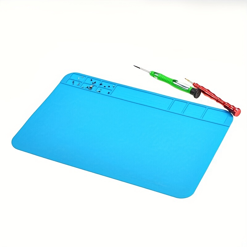 Anti-Heat Silicone Pad Soldering Cell Phone Repair Platform Desk Mat for  BGA Heat Insulation Silicone