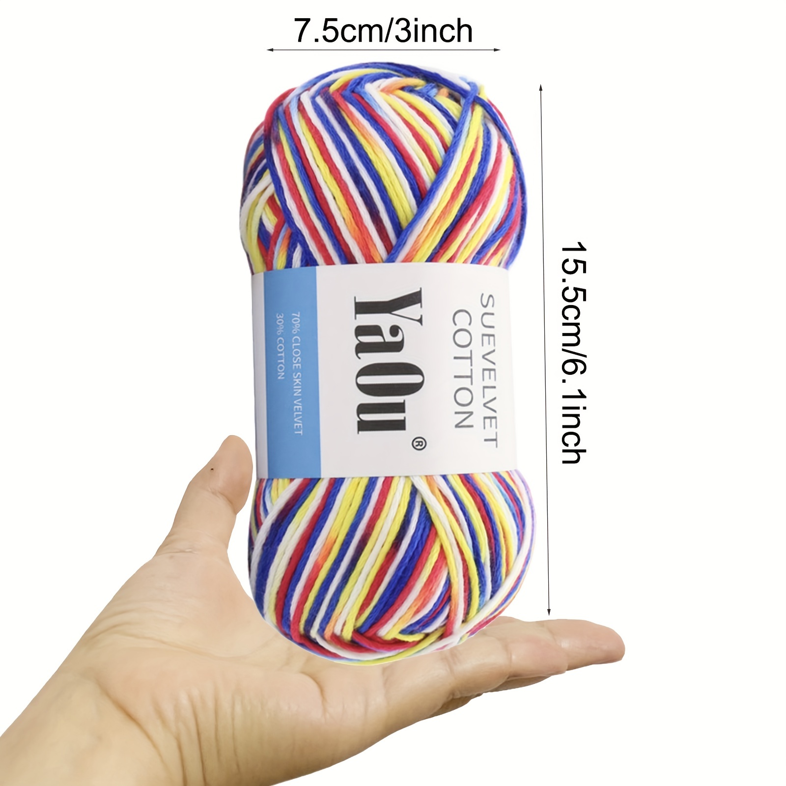 Multicolor Yarn Hand Knitting Yarn Crochet Soft Warm Yarn - Temu