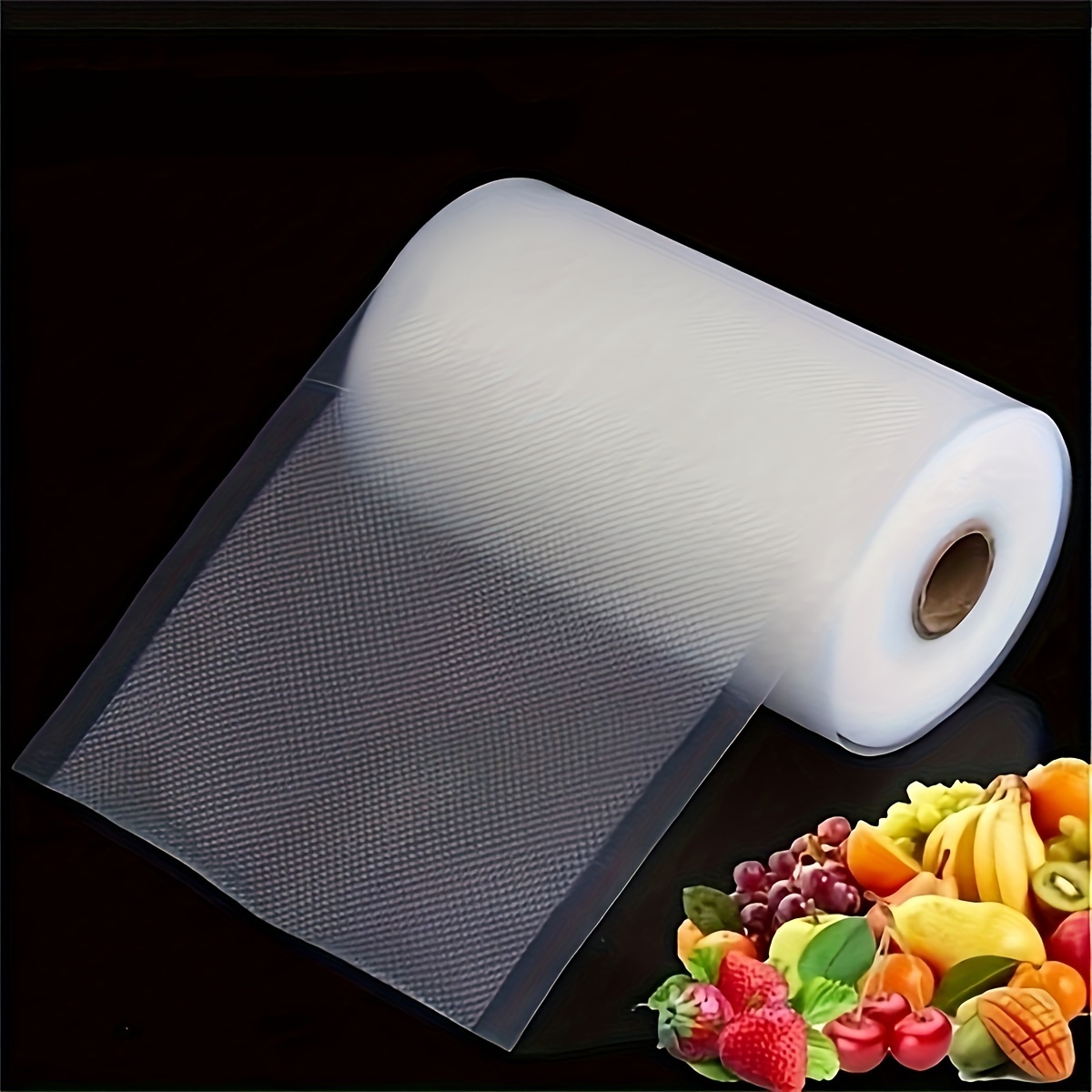 

1 Roll Vacuum Sealer Bags, Thickened Transparent Food Storage Bag, Portable Disposable Food Airtight Bag, For Grain, Meat, Fruit And Vegetable, Kitchen Organizers And Storage, Kitchen Accessories