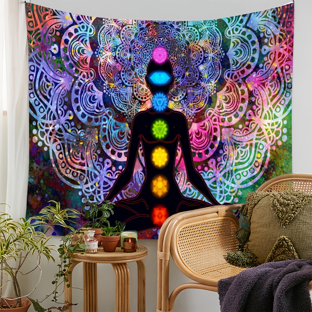 Mandala yoga shala wall decor