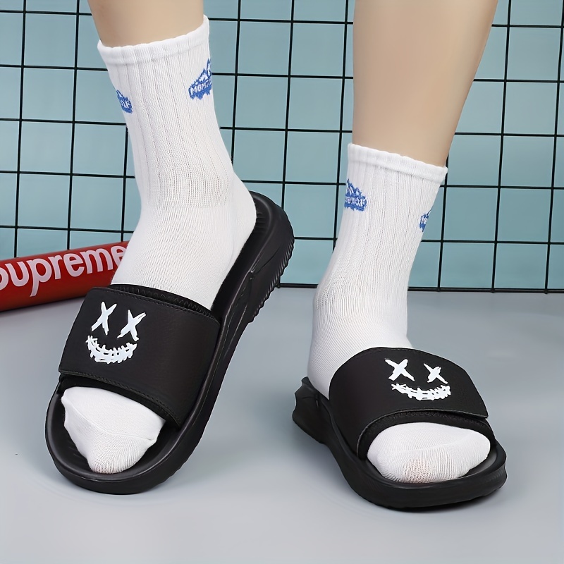 Men's Adjustable Hook & Loop Outdoor Slides