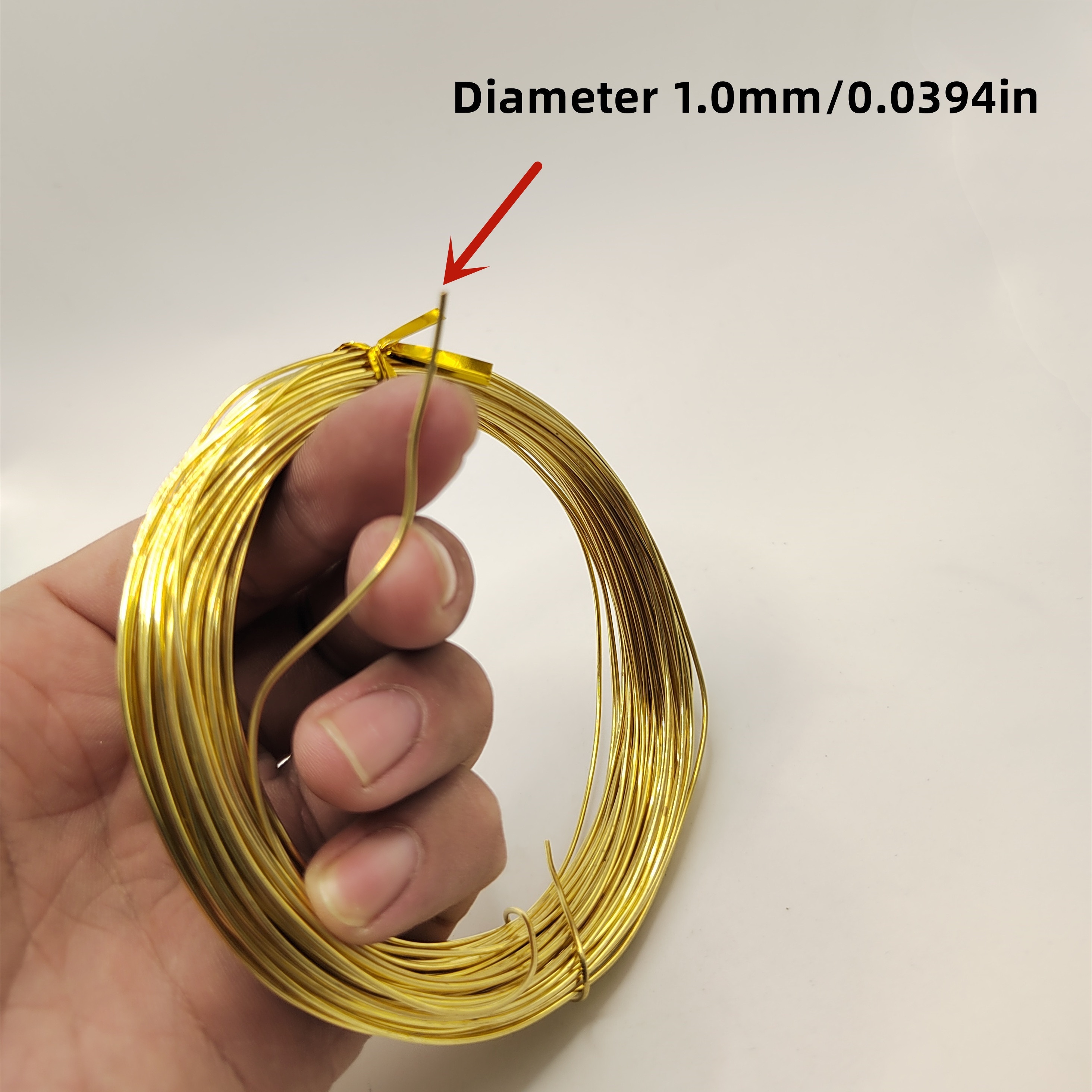Brass Wire 0.3mm Diameter