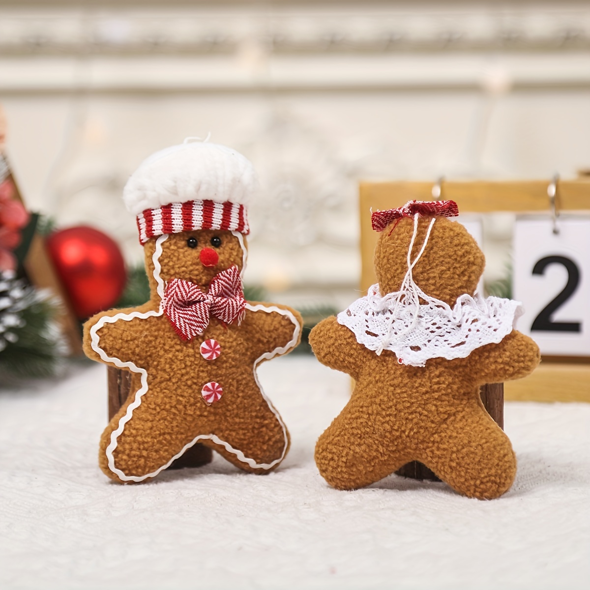 Carolines Treasures BB6816PTHD Christmas Gingerbread Man Pair of