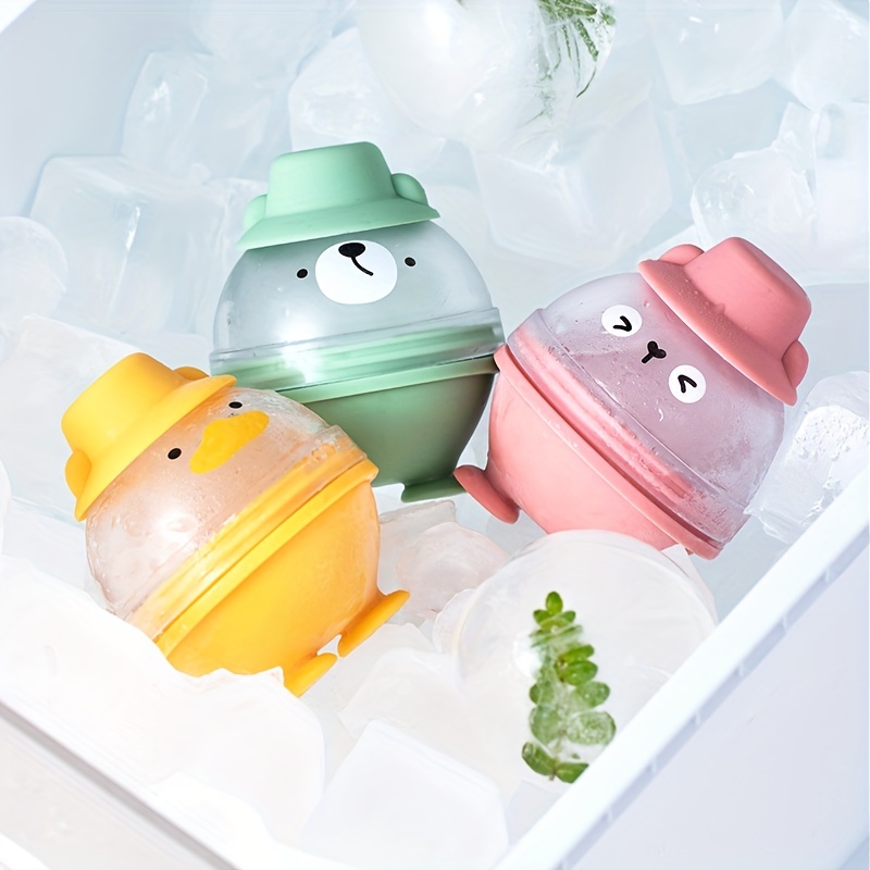 2023 New Ice Cubes Maker, Ice Cubes Molding Ice Box Small Household  Refrigerator Easy-release Ice Lattice With Cover Silicone Ice Lattice 