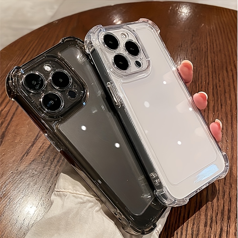 Para iPhone XS Max Clear Airbag de cuatro esquinas Funda