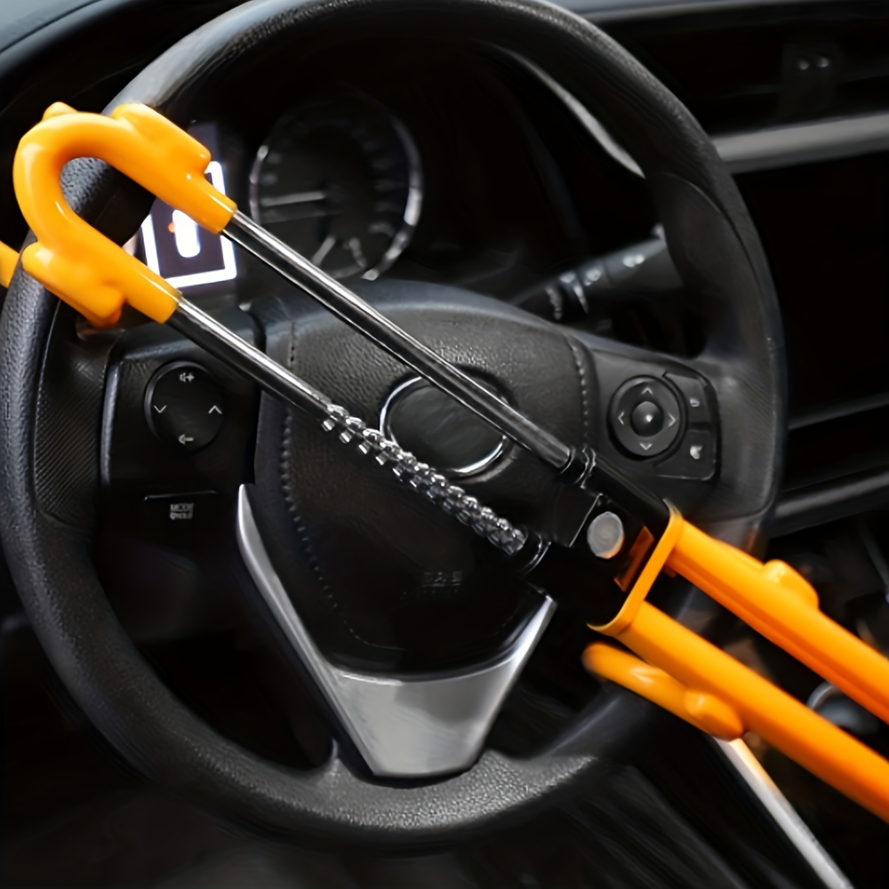 Car Steering Wheel U shaped Anti theft Lock Steering Wheel - Temu