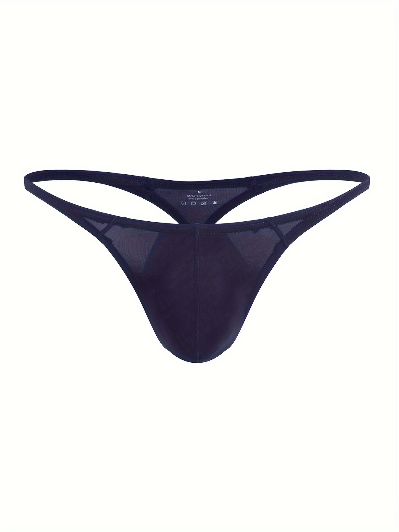 S Forever Men's Underwear Sexy One Side Jockstrap Thongs G-String Jockstrap  Briefs Bikini (Black) at  Men's Clothing store