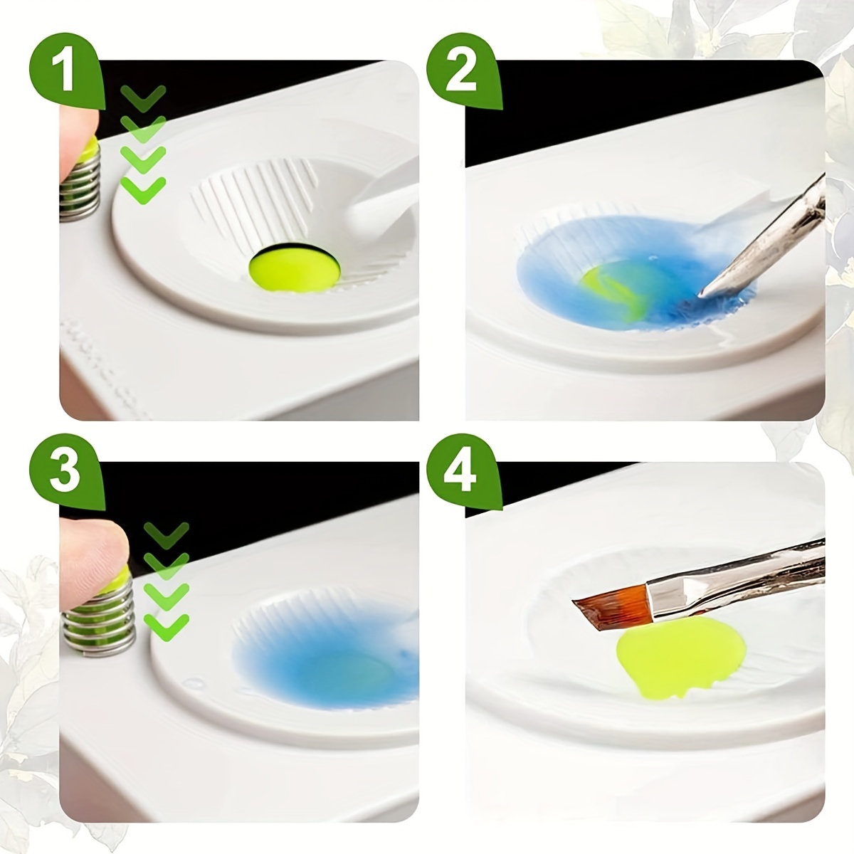 1pc Paint Brush Rinser Cleaner Running Water Cycle Brush Rinser