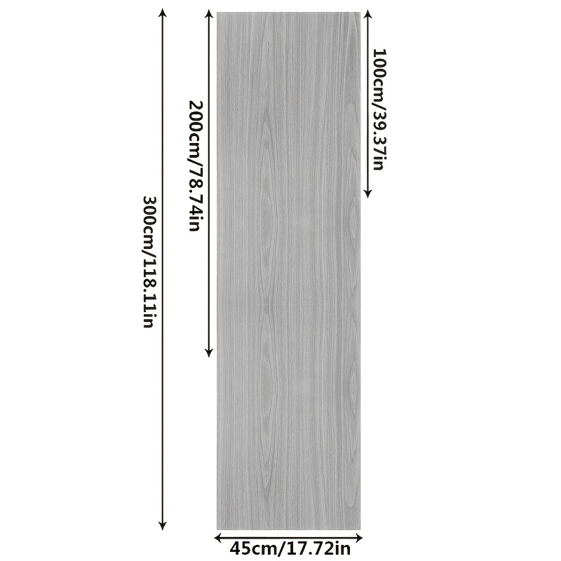 Self Adhesive Wallpaper Gray Wood Grain Self Adhesive Temu 1043