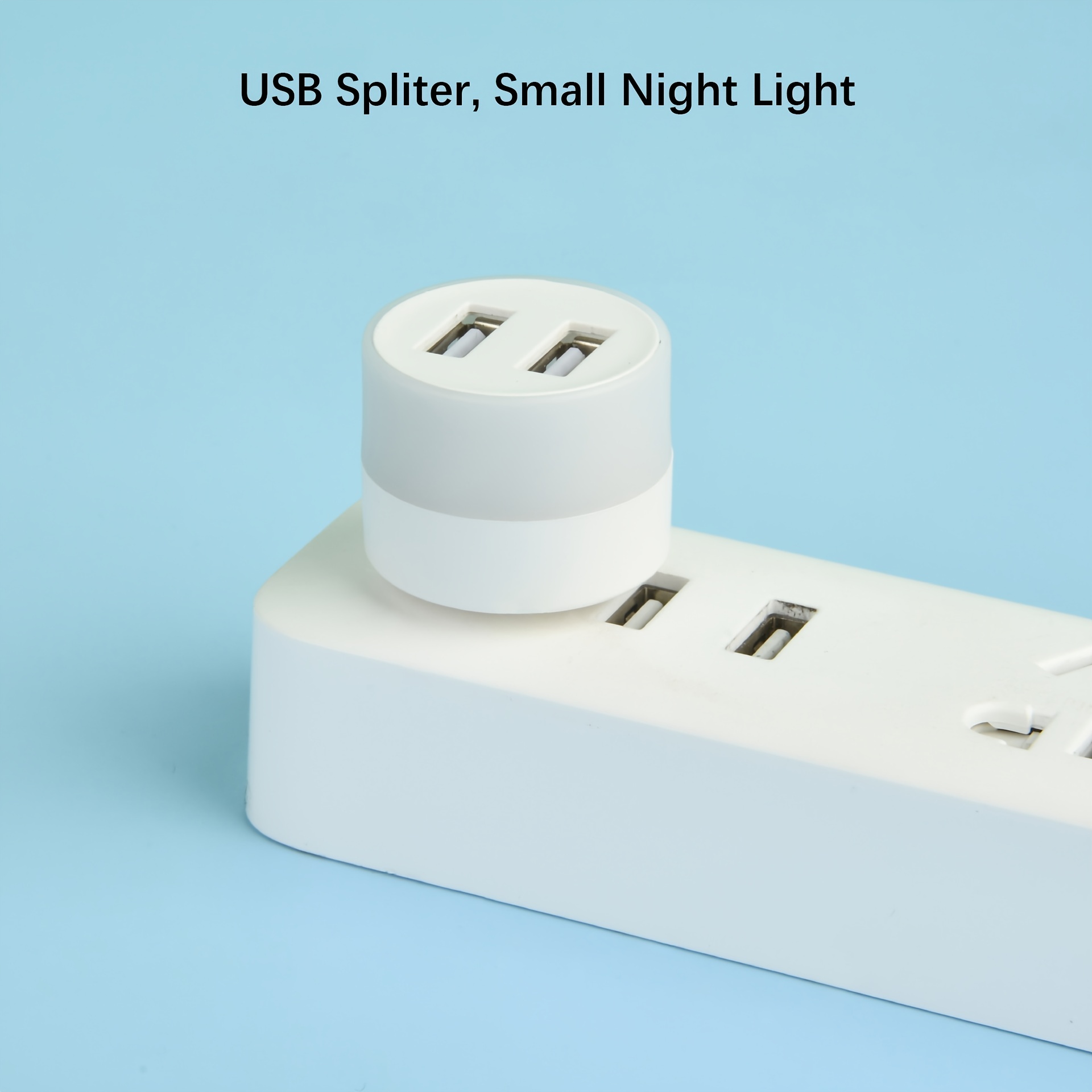 Mini Usb Luce Notturna Adattatore Hub Splitter Usb A 2 Porte - Temu Italy