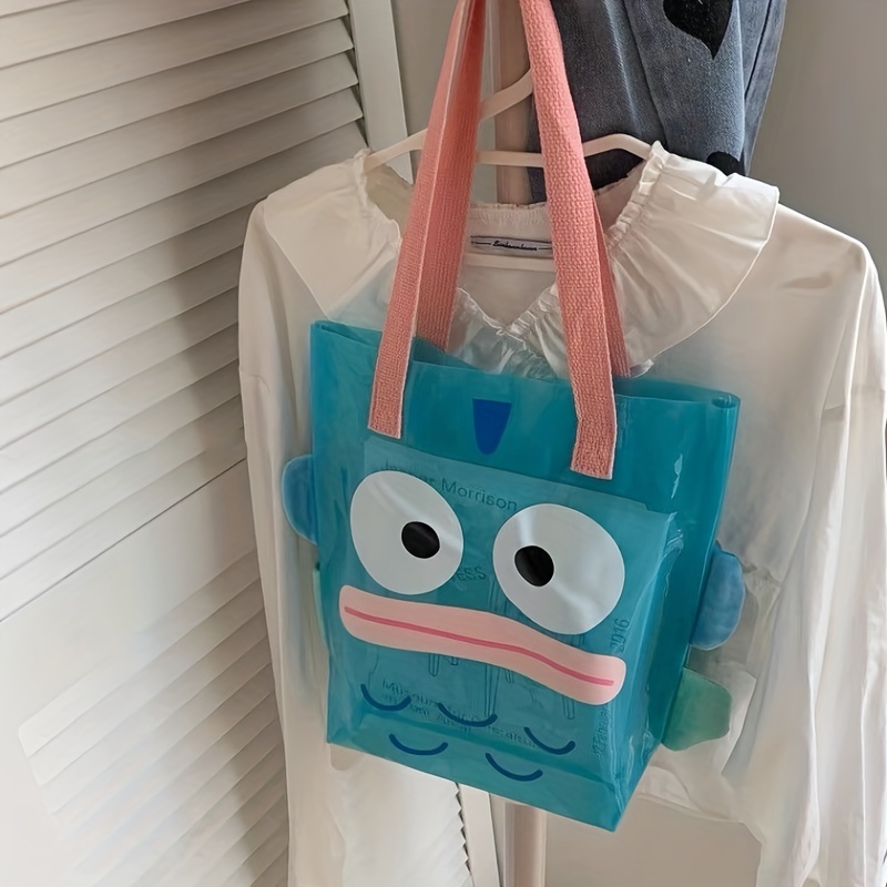 Transparent Jelly Tote Bag, Large Capacity Summer Beach Bag, Waterproof Shoulder  Bag With Detachable Strap - Temu