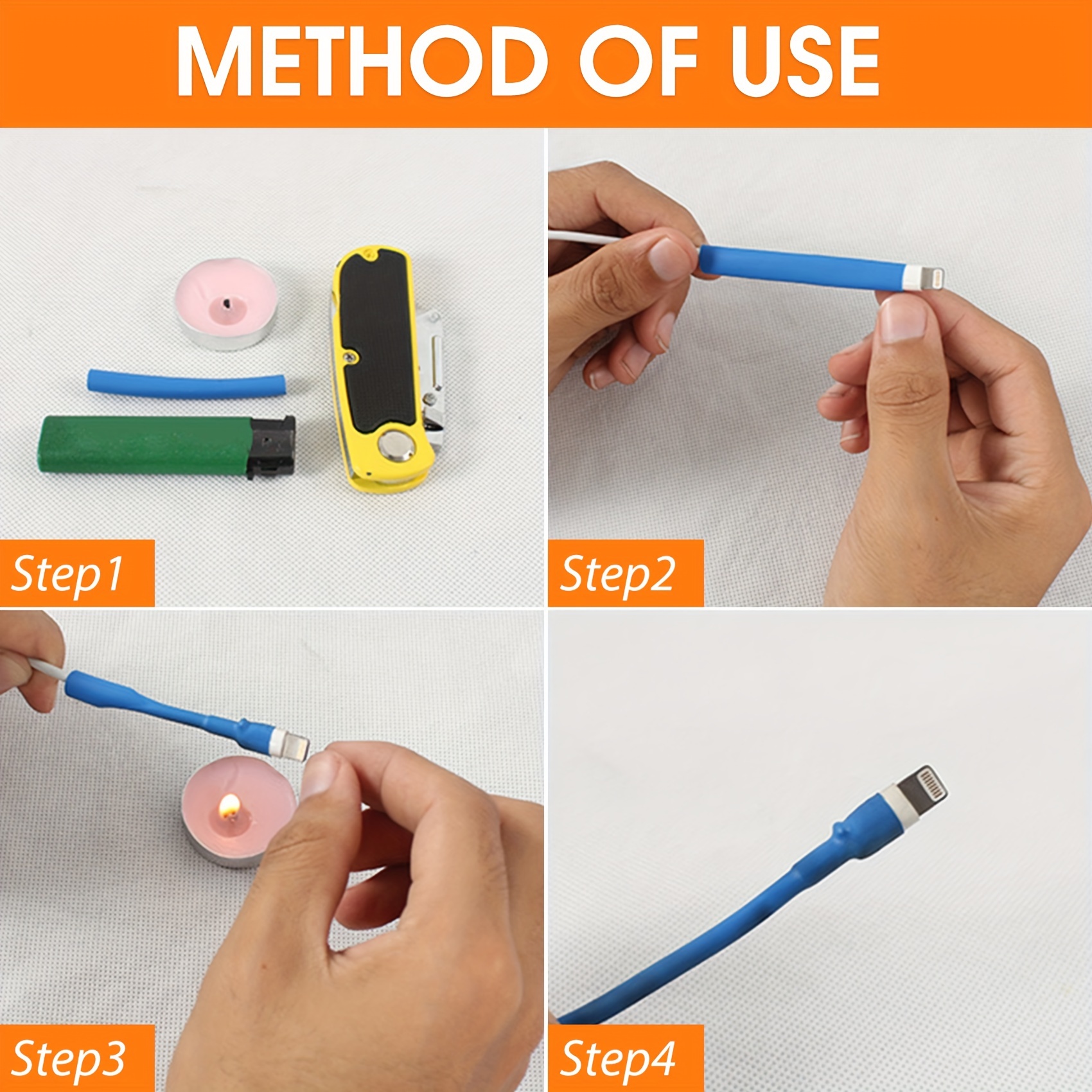 eva heat shrinkable tubing kit 6 colors multi sizes ideal for electrical insulation repairs and wire connectors with   design and storage case Product details 8